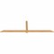 Ekena Millwork Eugene Smooth Timber Gable Bracket, Western Red Cedar, 96"W x 28"H x 1 1/2"D x 3 1/2"F, 7/12 Pitch GBW096X28X0204EUG00SWR - alternate 5